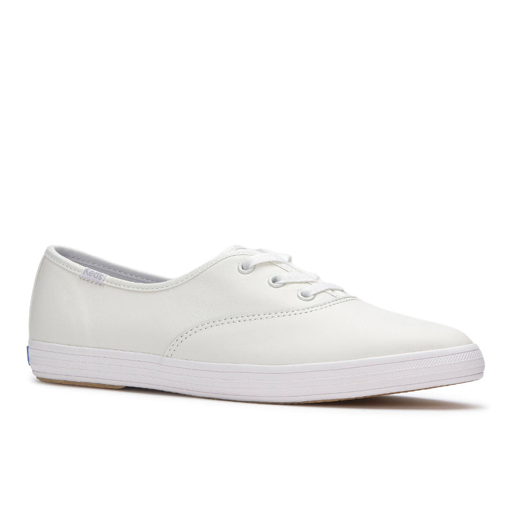 Womens Champion Point Low Leather Sneaker White (WH68334-PNTLO6110)