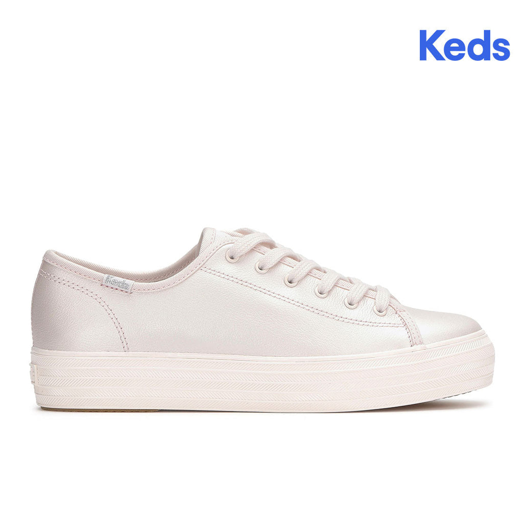 Women's Triple Kick Leather Pearlized Foxing Cel Pearlized Pink (WH68443-C0TRKICK86800)