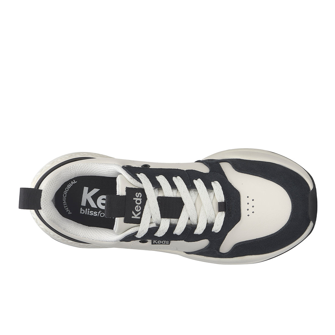 Women's Cross City Trainer Leather/Mesh Sneaker White/Black (WH68472-C0CCTRN61110)