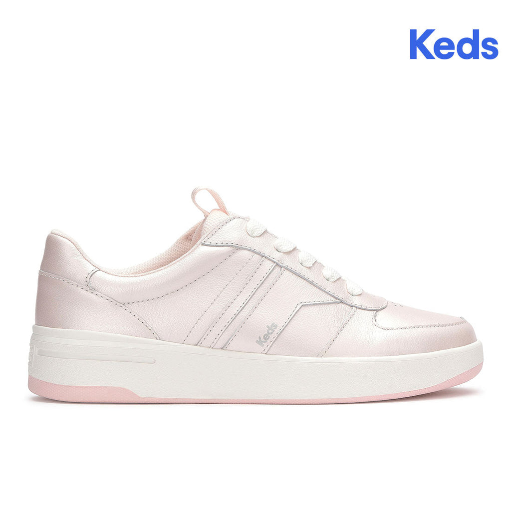 Women's The Court II Pearlized Leather Sneaker Pearlized Pink (WH68489-CRTII8680)