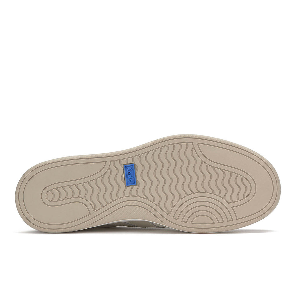 Women's The Court II Leather Sneaker Oatmeal/Silver (WH68491-CRTII7A251)