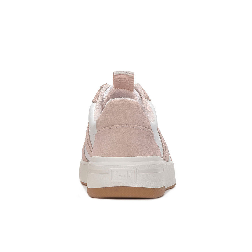 Women's The Court II Leather/Suede Sneaker White/Blush (WH68495-CRTII7680)
