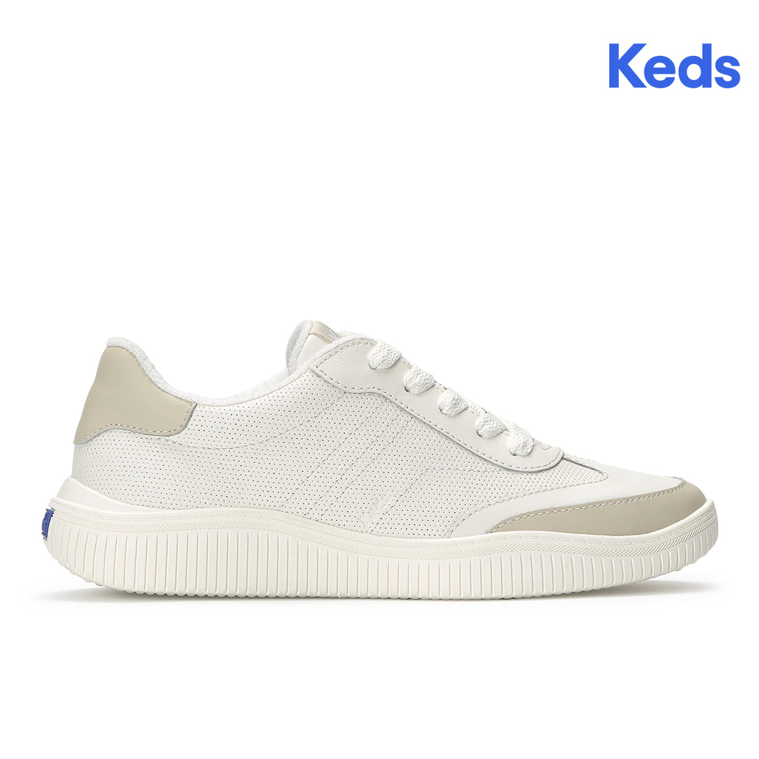 Keds Contest Perf Leather/Suede Snow White/Oatmeal (WH68533-CNTST6110)