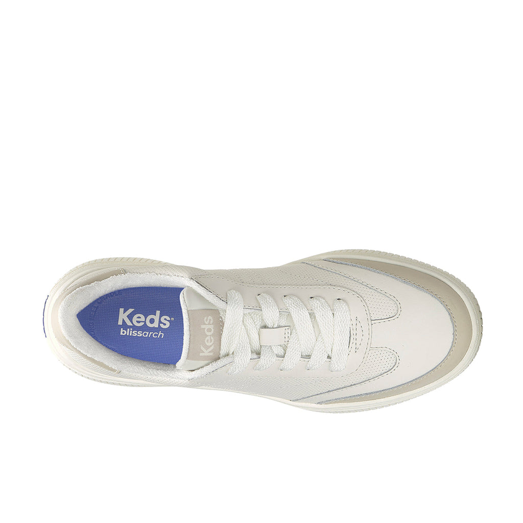 Keds Contest Perf Leather/Suede Snow White/Oatmeal (WH68533-CNTST6110)