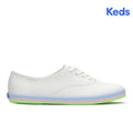 Womens Champion Leather Foxing Stripe Sneaker Snow White (WH68578-C0CHAMP81110)