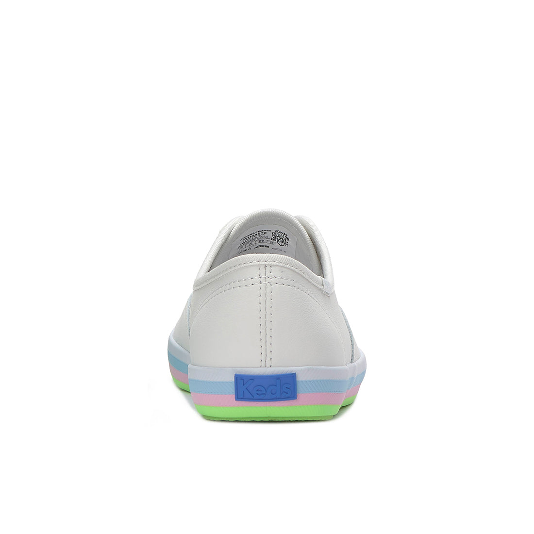 Womens Champion Leather Foxing Stripe Sneaker Snow White (WH68578-C0CHAMP81110)