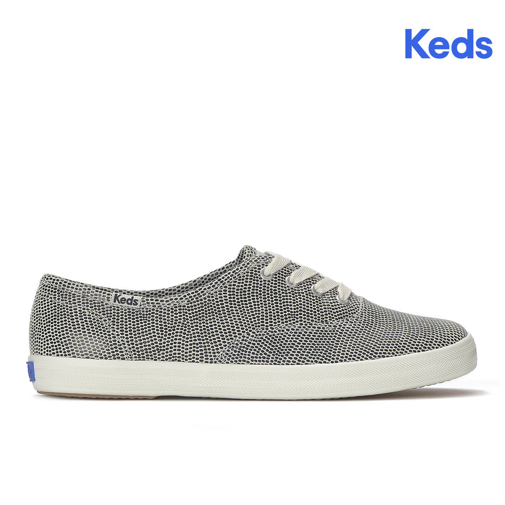 Keds Champion Dalmata Leather Sneaker Black/Whitel (WH68672-CHAMP8D002)