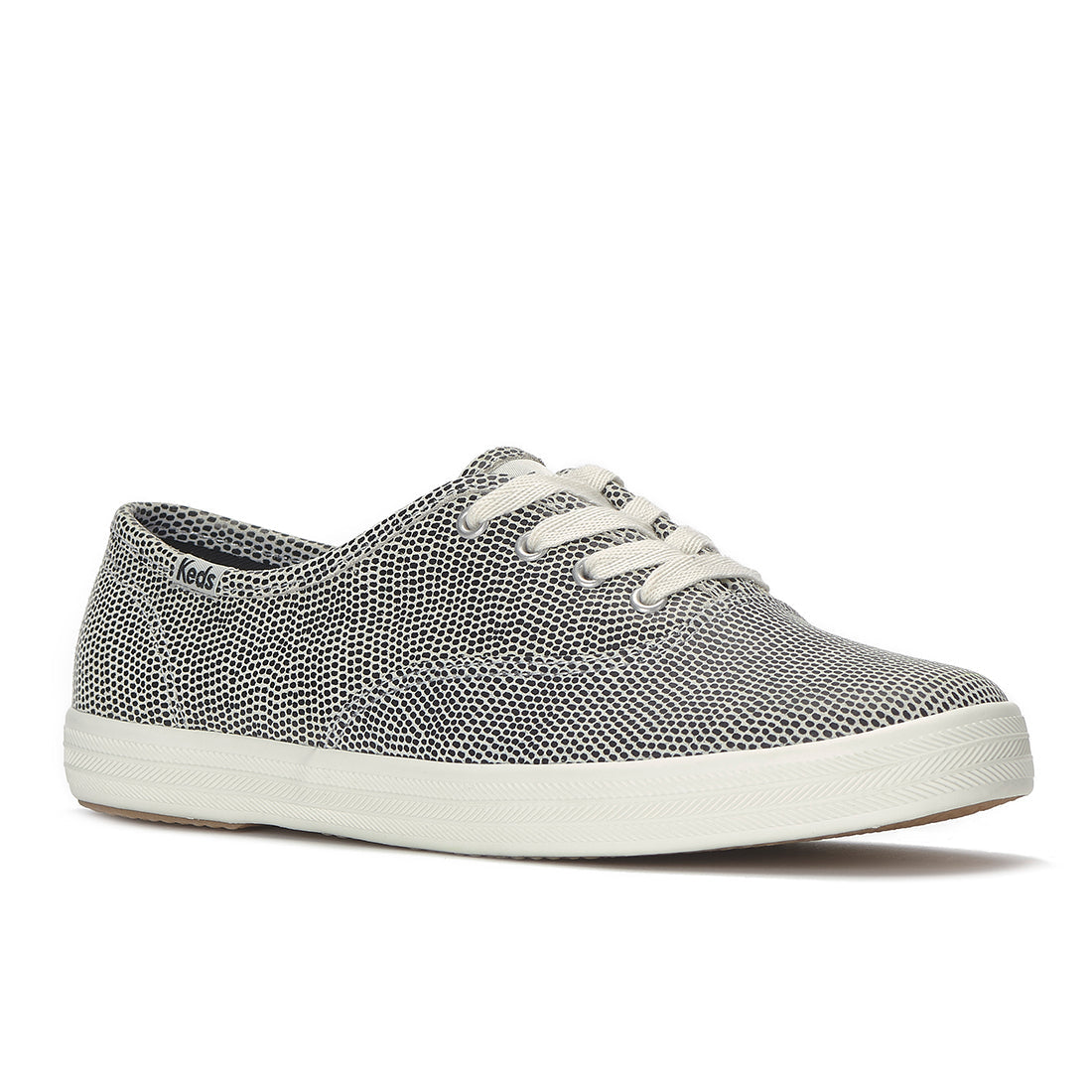 Keds Champion Dalmata Leather Sneaker Black/Whitel (WH68672-CHAMP8D002)