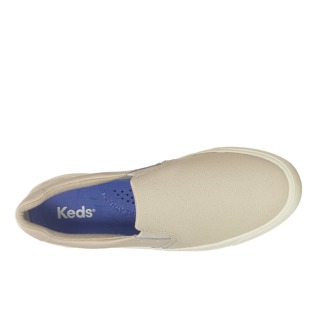 Keds Pursuit Slip Perf Leather Oatmeal (WH68717-PRSLIP7A280)