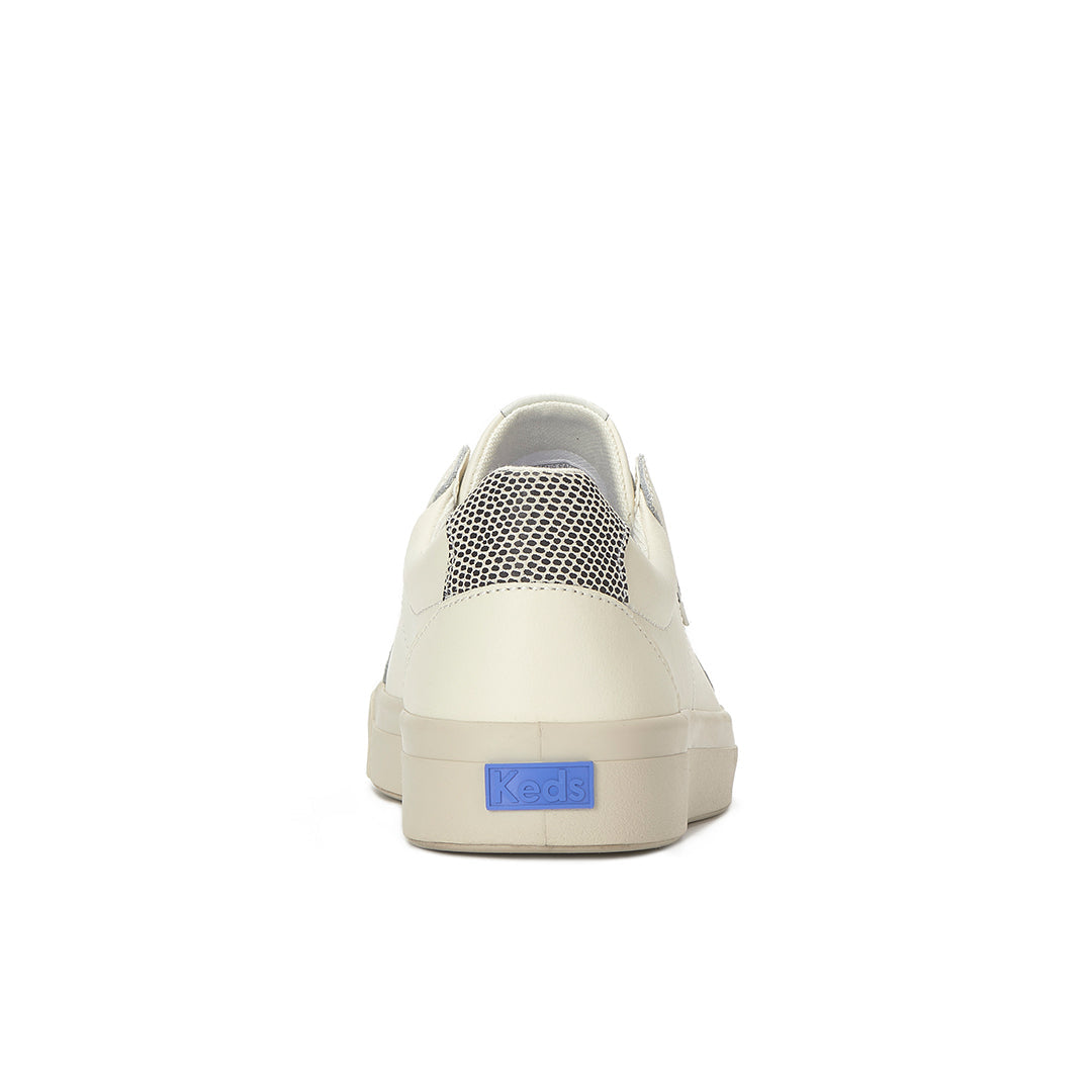 Keds Pursuit Zip Leather Dalmata Heel Egret/Black (WH68721-PRZIP7A270)