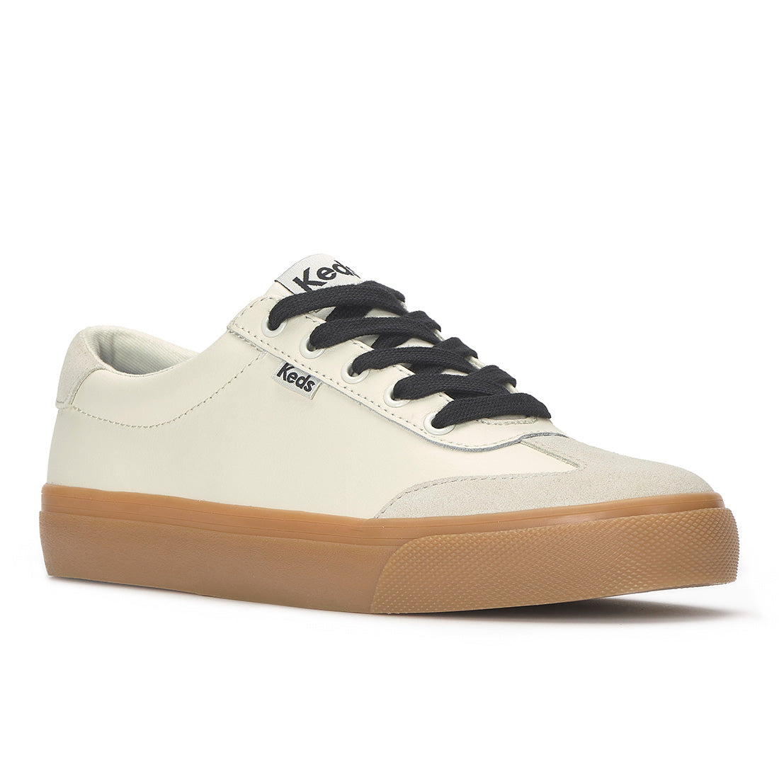 Keds Jump Kick T-Toe Leather/Suede Egret/Oatmeal (WH68724-JKTOE7C280)
