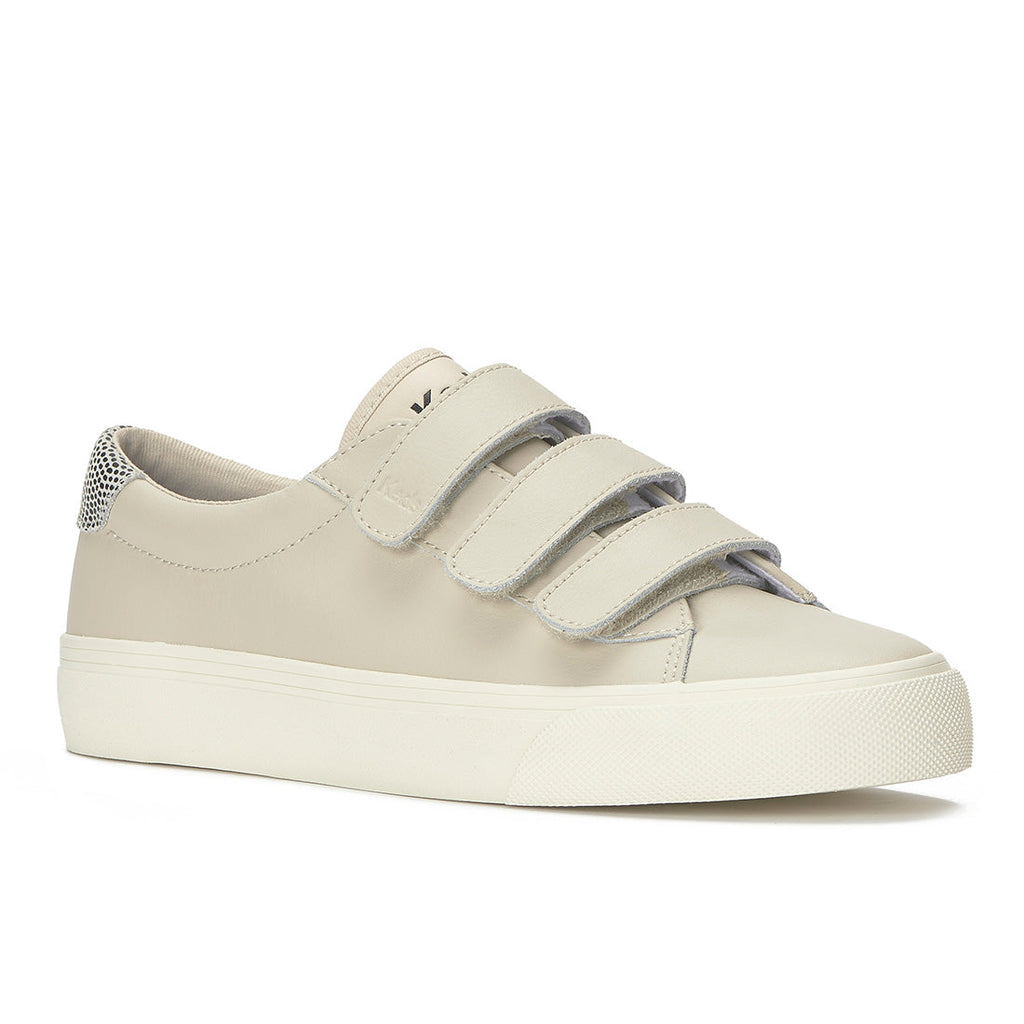 Keds Jump Kick V Leather Dalmata Heel Oatmeal/Black (WH68729-JKICKV7B280)