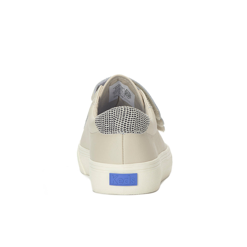 Keds Jump Kick V Leather Dalmata Heel Oatmeal/Black (WH68729-JKICKV7B280)