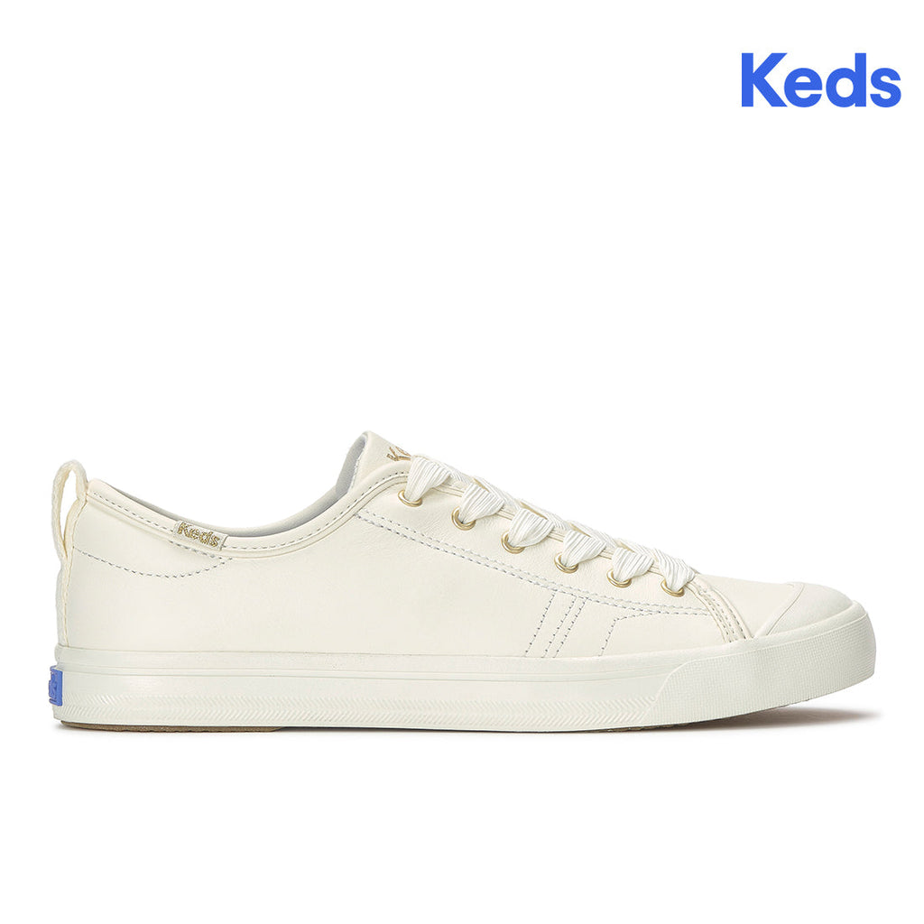 Keds Cruise Leather Egret/Gold Sneaker (CRUISE6270 - WH68763)