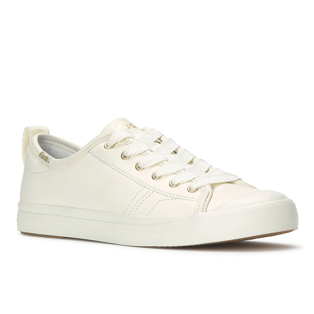 Keds Cruise Leather Egret/Gold Sneaker (CRUISE6270 - WH68763)