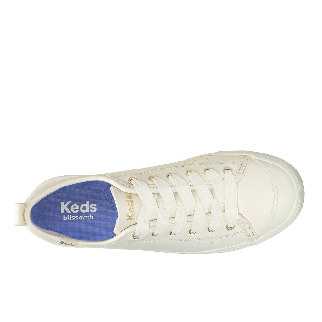 Keds Cruise Leather Egret/Gold Sneaker (CRUISE6270 - WH68763)