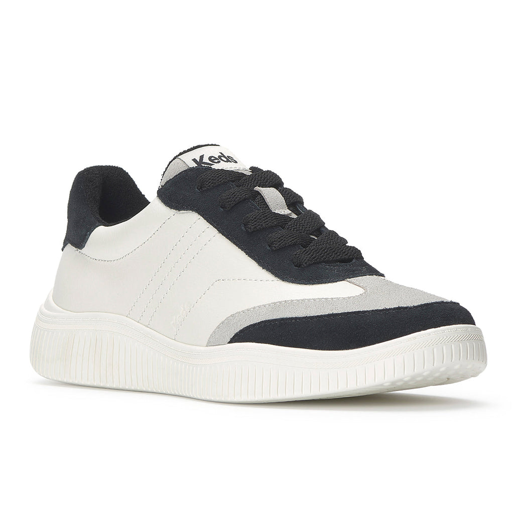 Keds Contest Leather/Suede White/Black (WH68807-CNTST7110)