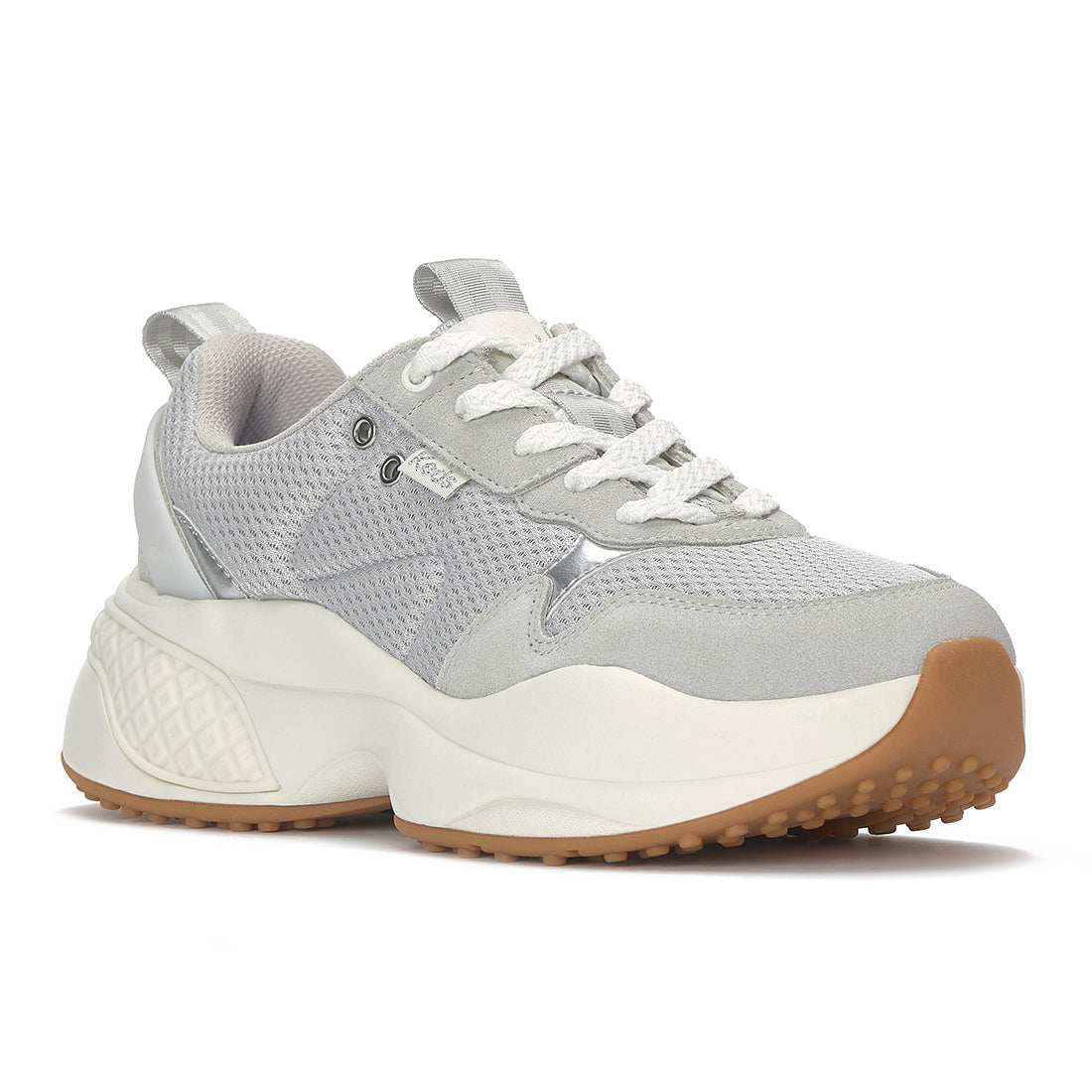 Keds Cross City Trainer Leather/Mesh Grey/Silver (WH68813-CCTRN7061)