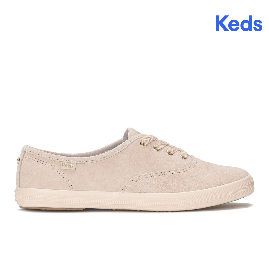 Keds Champion Luxe Suede Sneaker Blush (WH68834-CHAMP8C680)