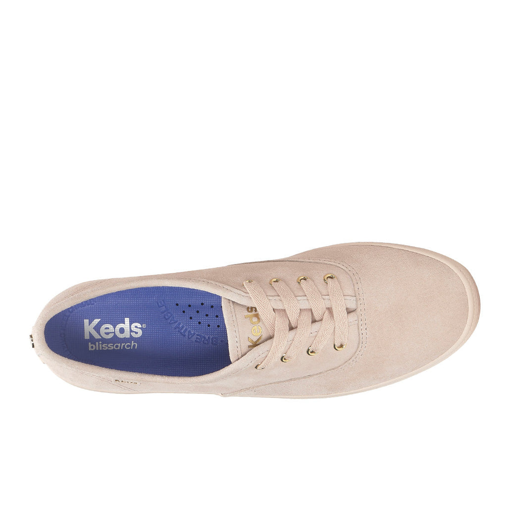 Keds Champion Luxe Suede Sneaker Blush (WH68834-CHAMP8C680)