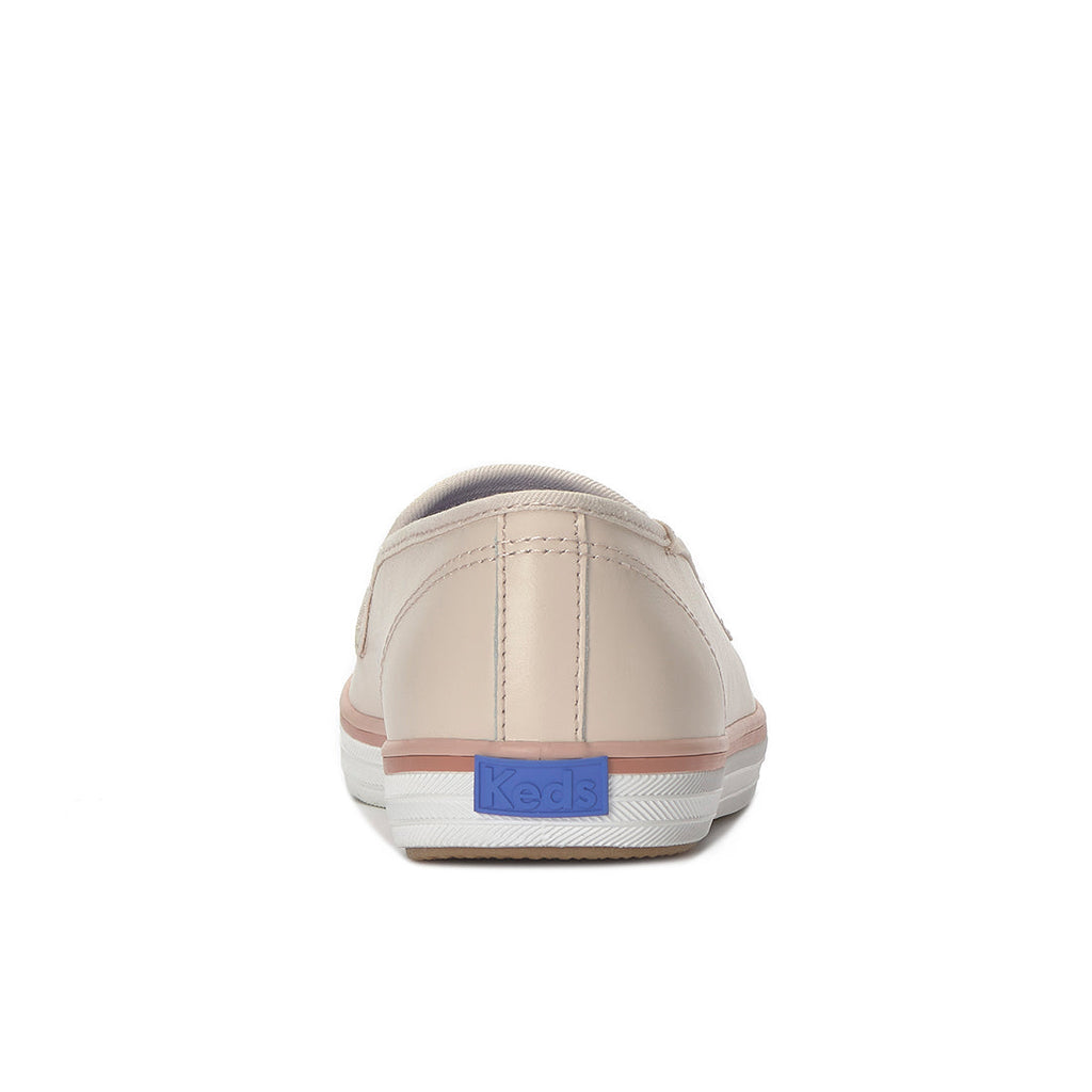Keds Champion Slip Leather Foxing Stripe Blush Sneaker (CHSLIP7680 -WH68837)