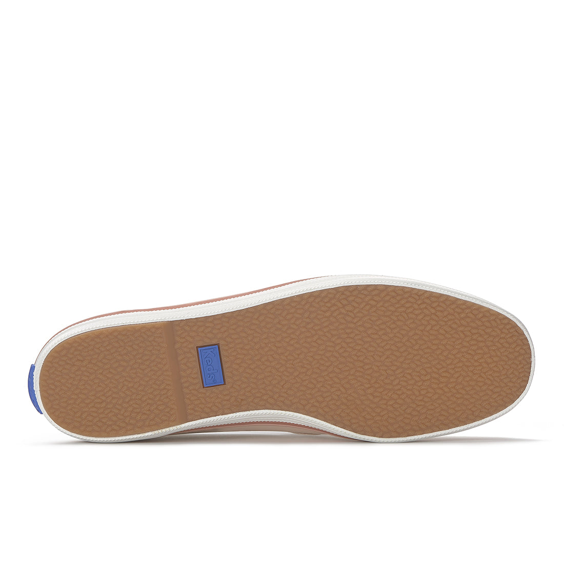 Keds Champion Slip Leather Foxing Stripe Blush Sneaker (CHSLIP7680 -WH68837)