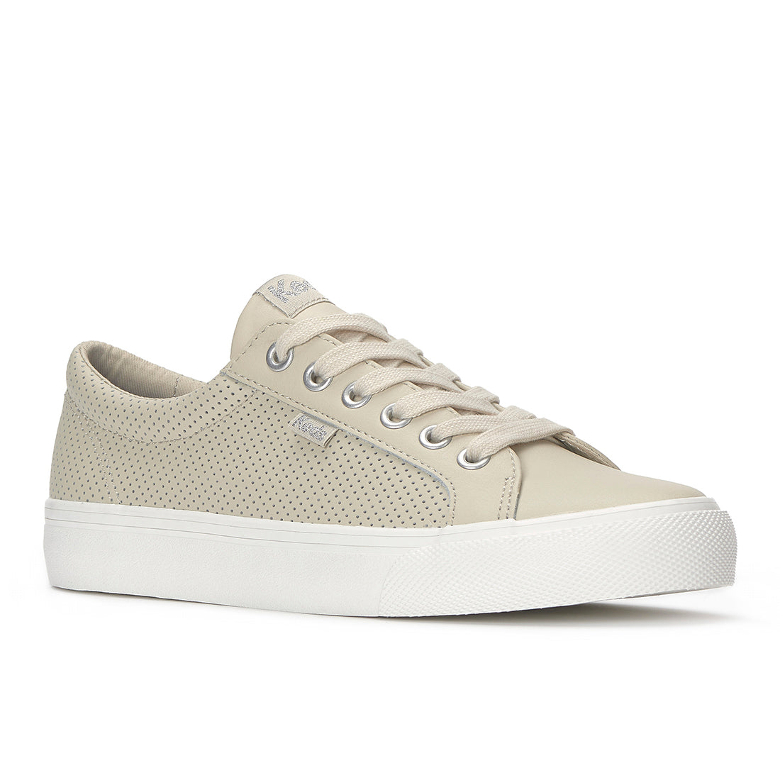 Keds Jump Kick T-Toe Perf Leather Oatmeal (WH68855-JKICK7B280)