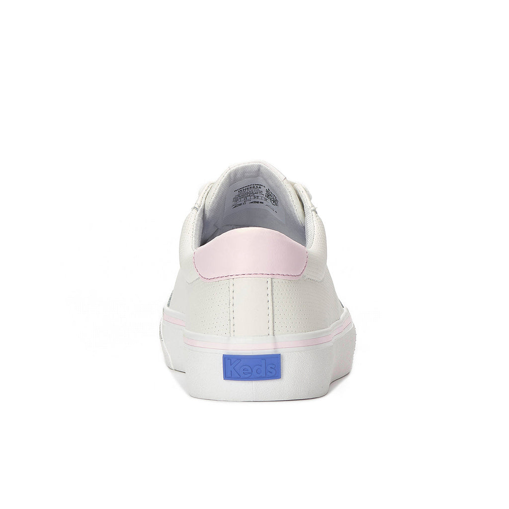 Keds Jump Kick T-Toe Perf Leather Snow White/Light Pink (WH68856-JKTOE7B111)