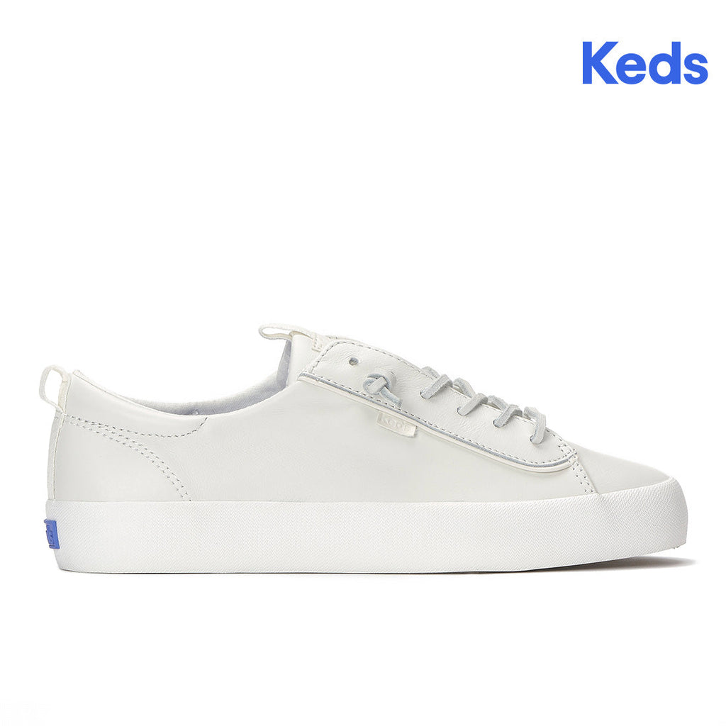 Keds Kickback Premium Leather Snow White (WH68876-KICKBK7110)