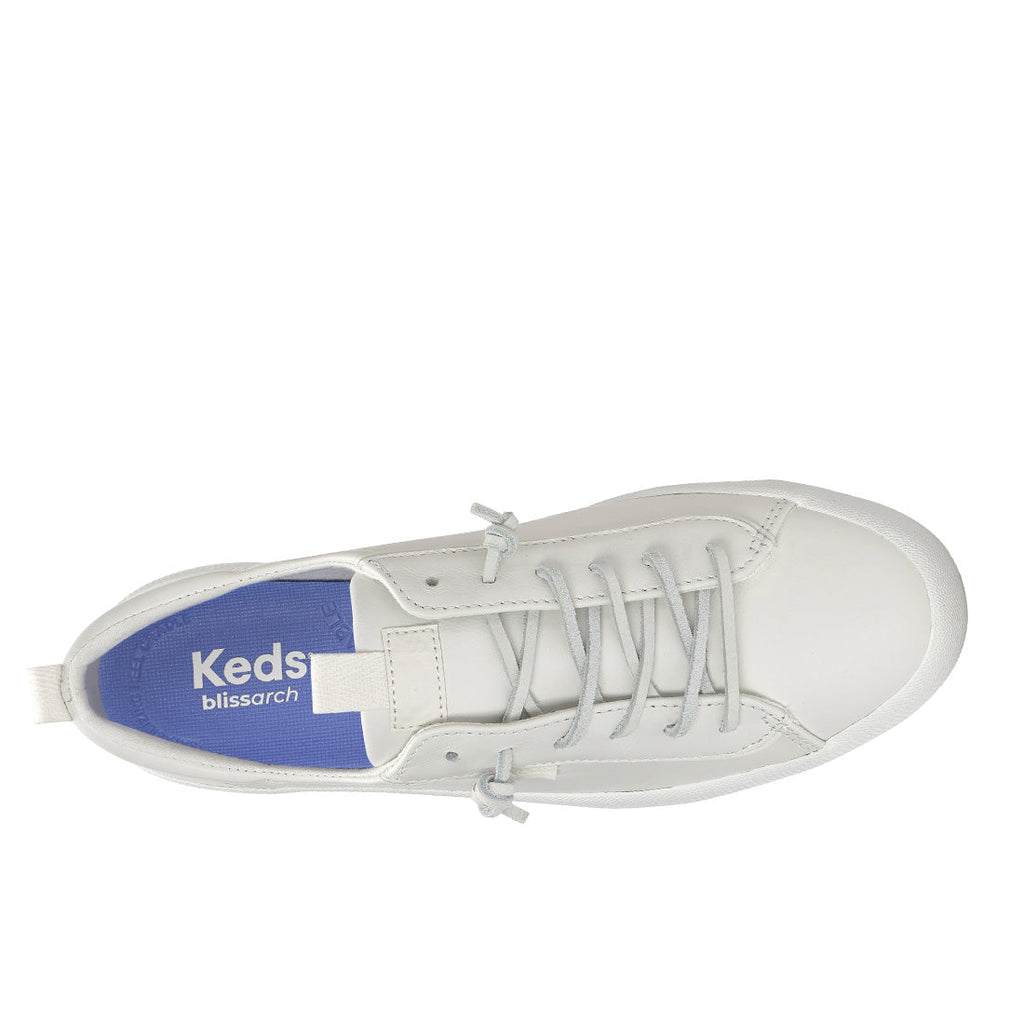 Keds Kickback Premium Leather Snow White (WH68876-KICKBK7110)