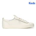 Keds Kickback Premium Leather Pop Binding Egret/Gold (WH68877-KICKBK7A280)