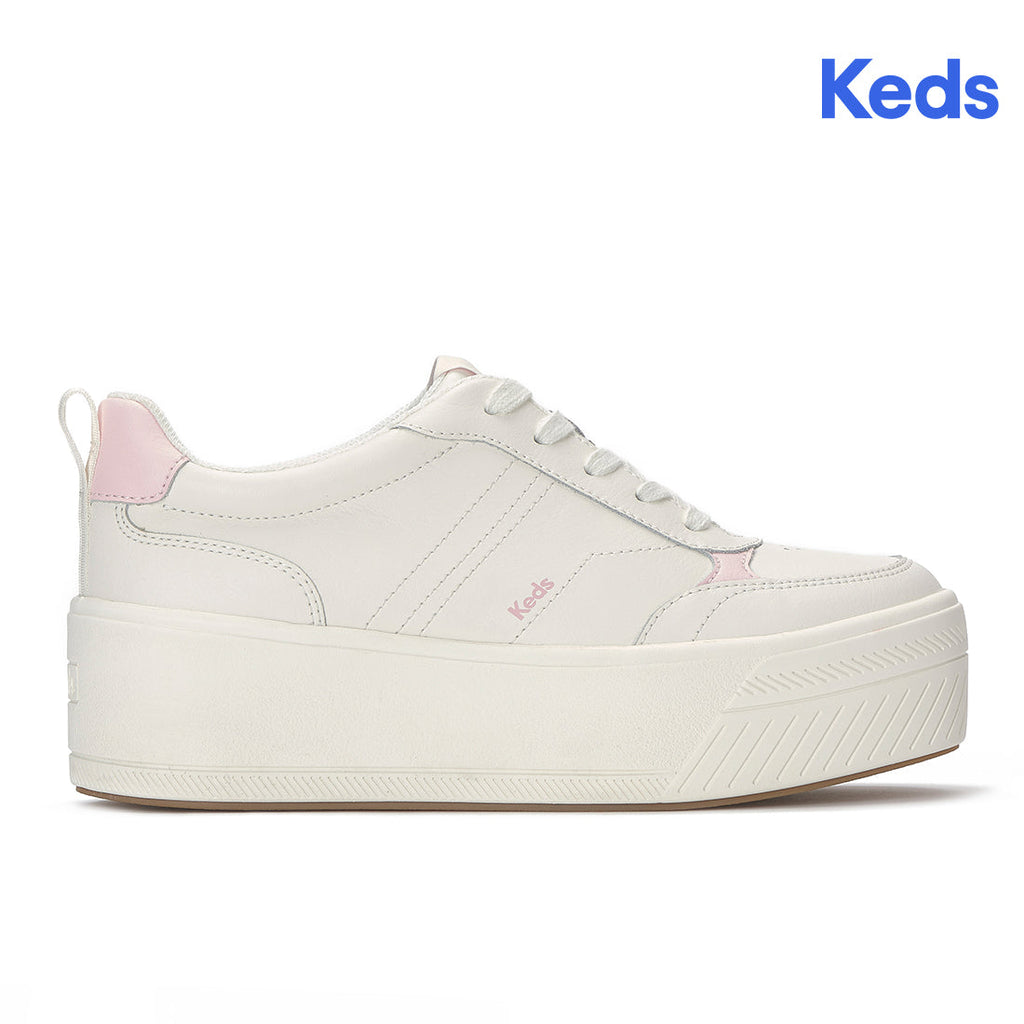 Keds Skyler II Leather Snow White/Light Pink (WH68889-SKYII6111)