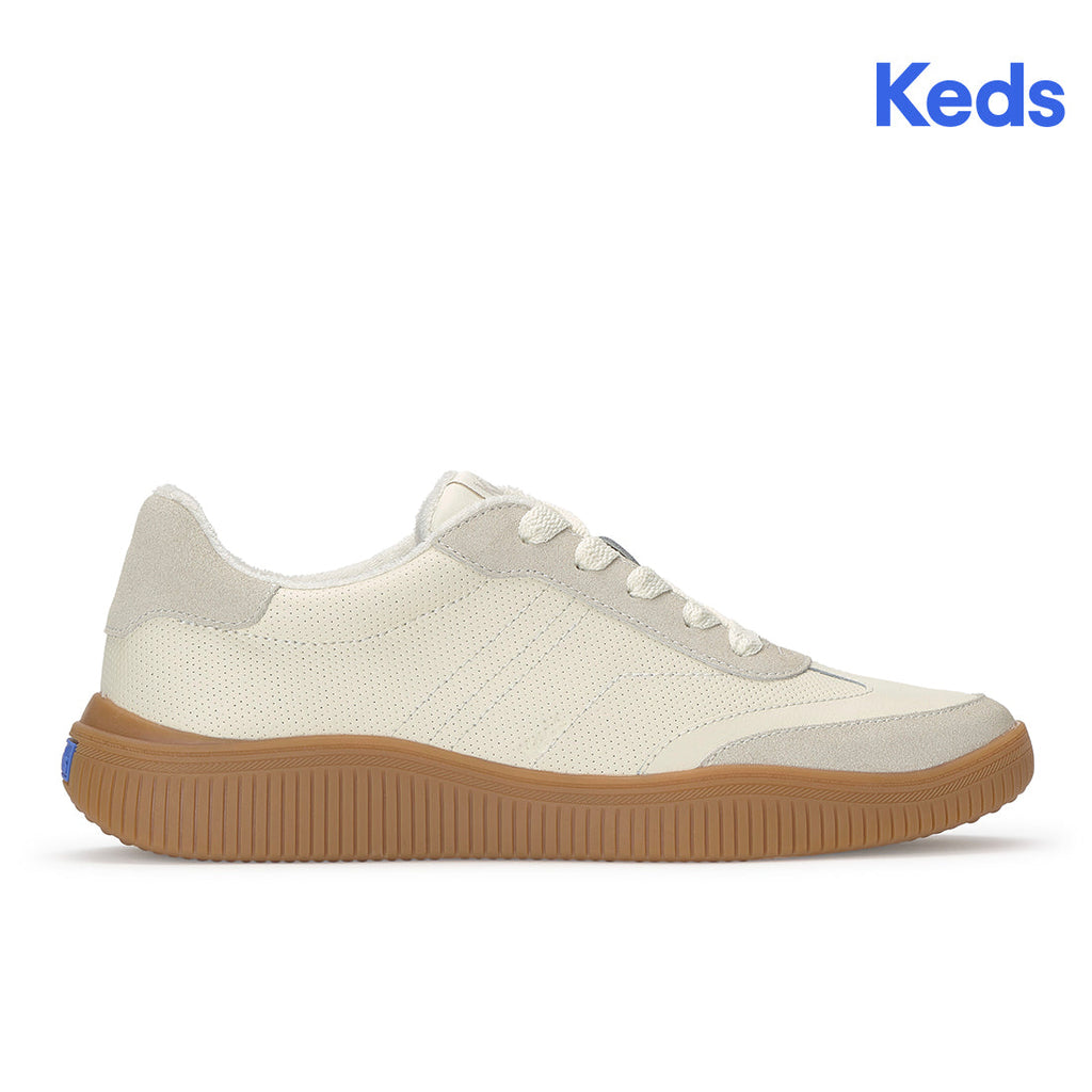 Keds Contest Perf Leather/Suede Egret/Oatmeal (WH68908-CNTST7B280)