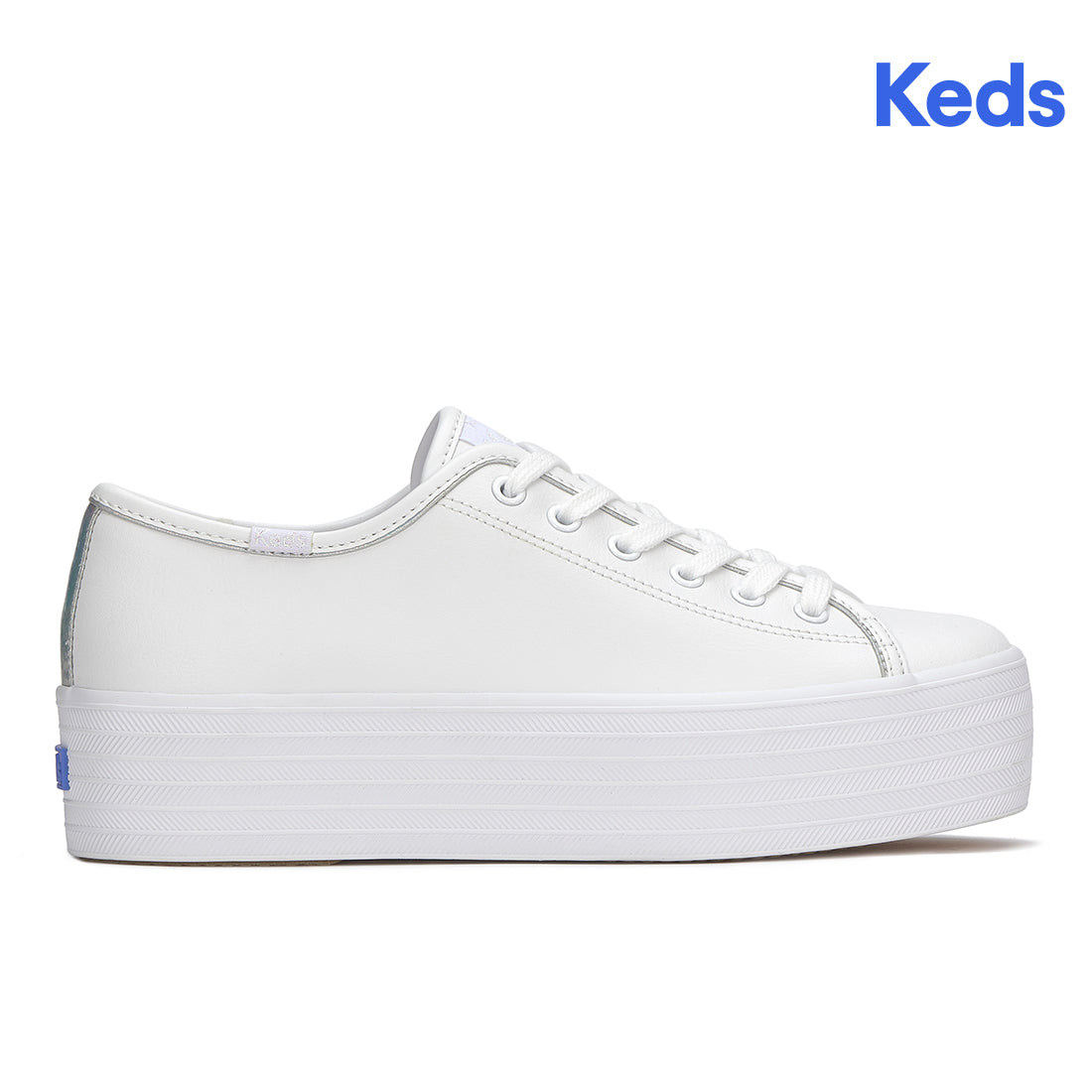 Women's Triple Up Leather Iridescent Binding White/Iridescent (WH68928-C0TRIPUP61120)