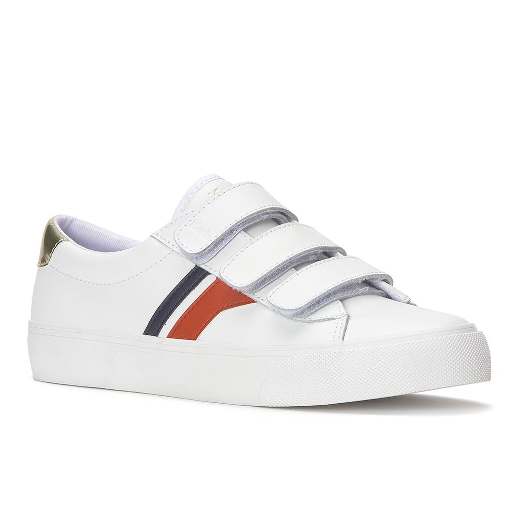 Keds Jump Kick V Leather Retro Logo White/Navy/Red (WH68938-JKVLOGO7110)