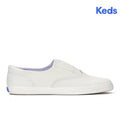 Keds Champion Round Toe Slip Sneaker Leather White (WH68939-RNCVO6110)