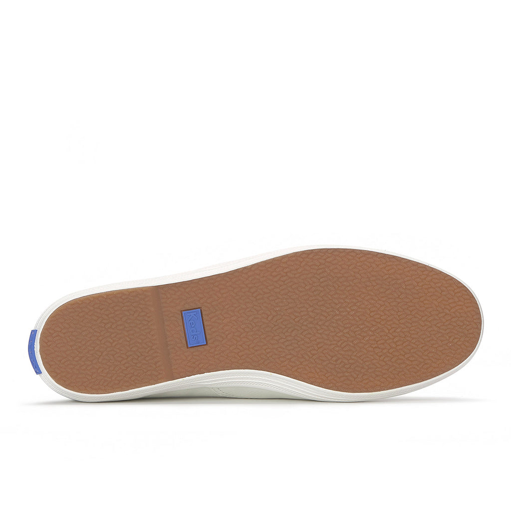 Keds Champion Round Toe Slip Sneaker Leather White (WH68939-RNCVO6110)
