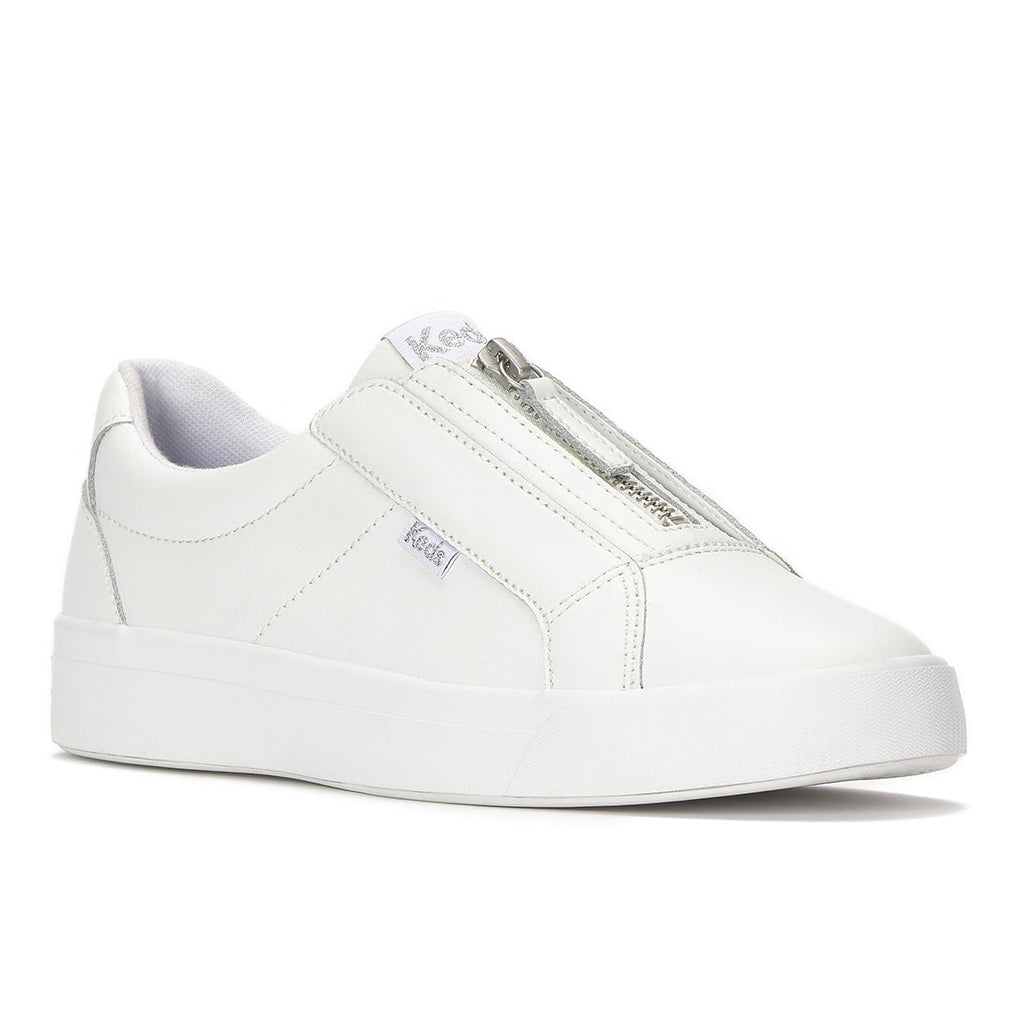 Keds Pursuit Zip Leather Sneaker White (WH68978-PRZIP6110)