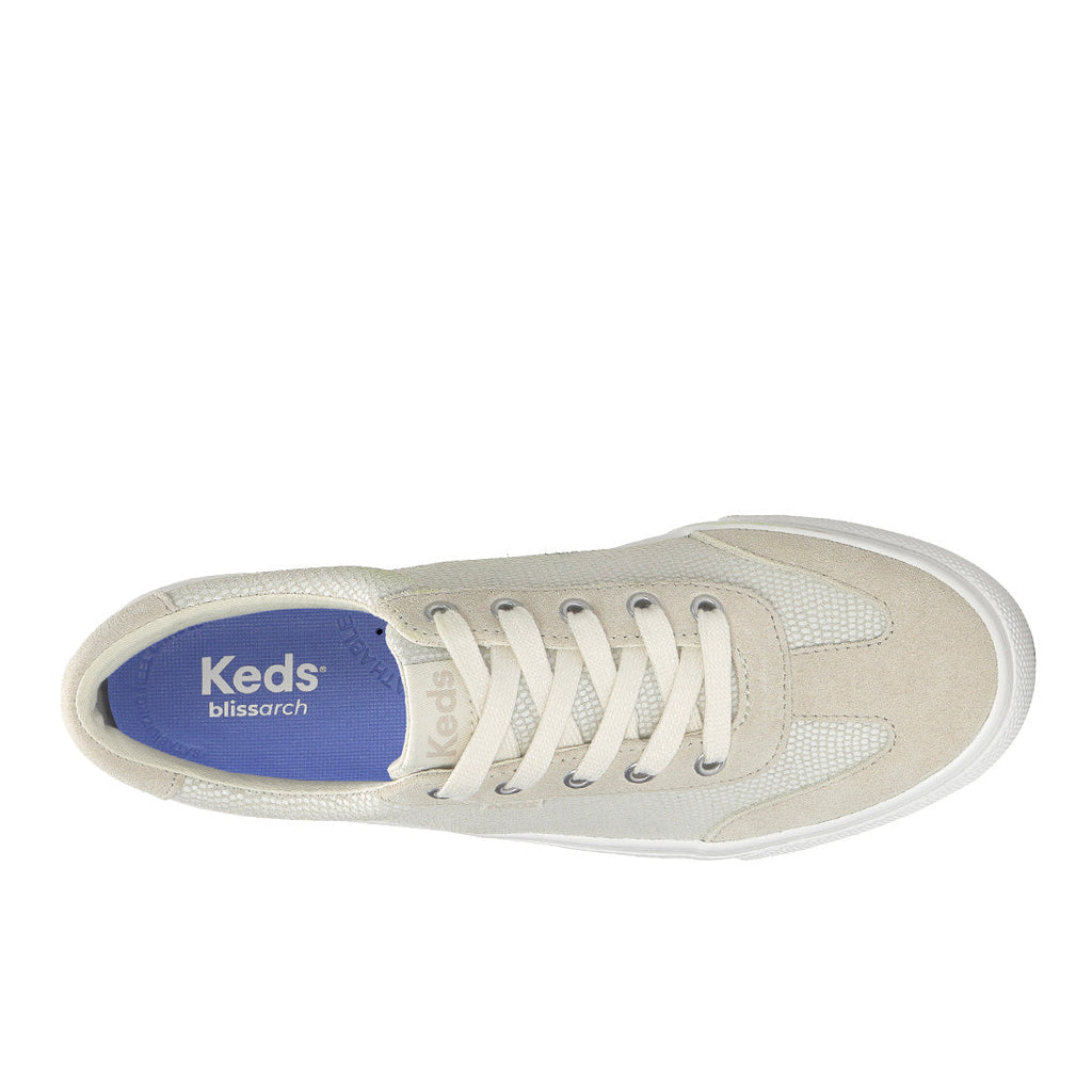 Keds Jump Kick T-Toe Dalmata Leather/Suede Cream/Oatmeal (WH68979-JKTOE8B101)
