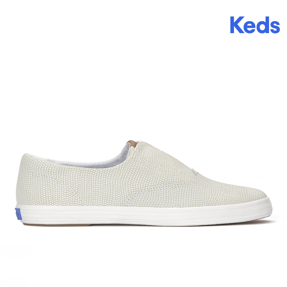 Keds Champion Round Toe Slip Dalmata Sneaker Leather Cream (WH69019-RNCVO8110)