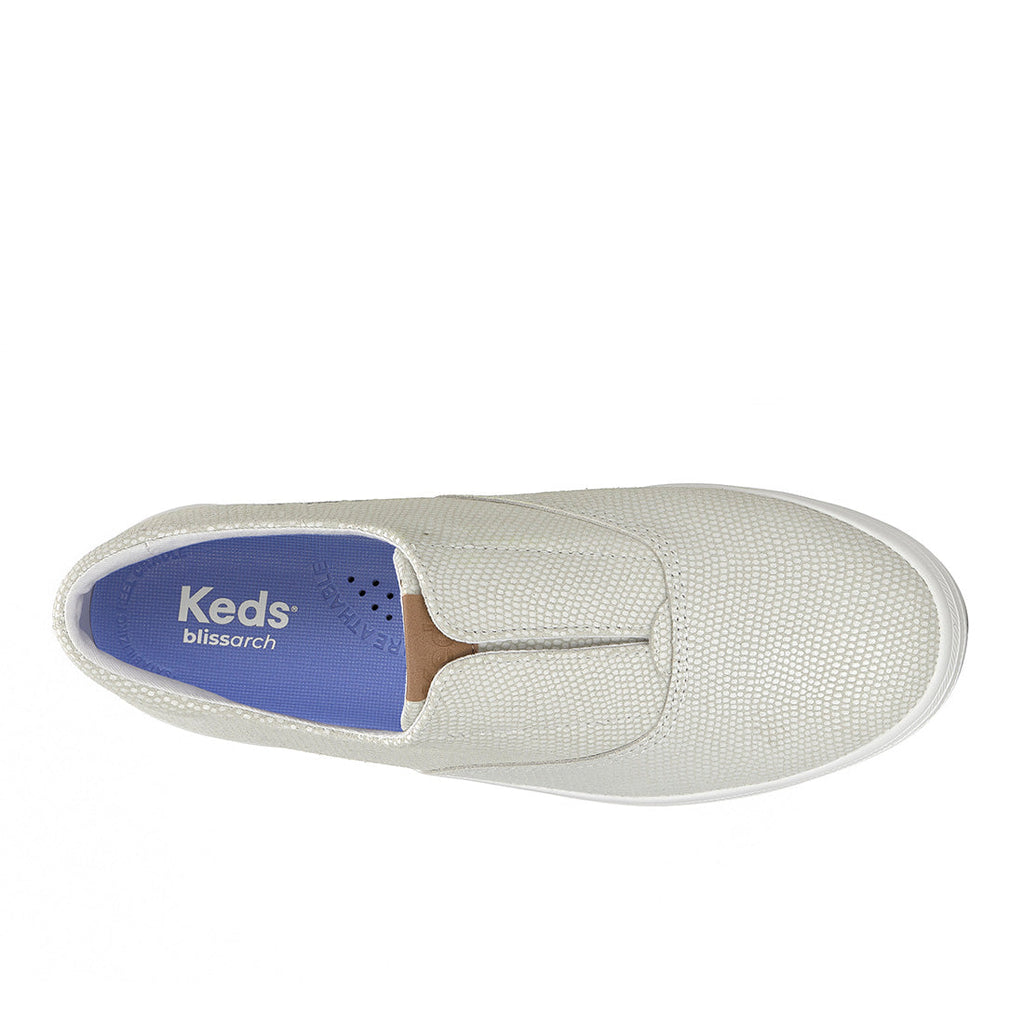 Keds Champion Round Toe Slip Dalmata Sneaker Leather Cream (WH69019-RNCVO8110)