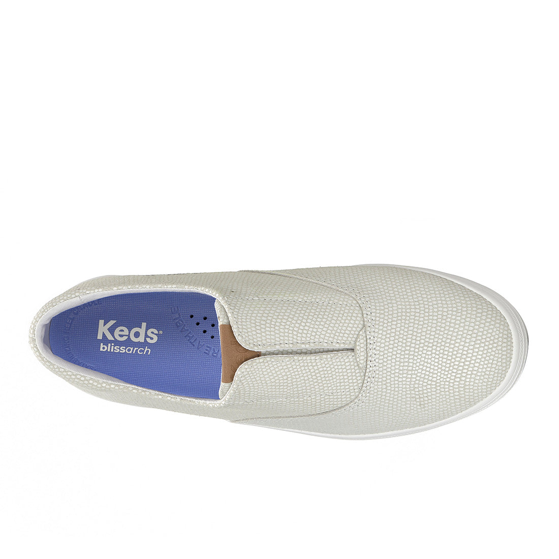 Keds Champion Round Toe Slip Dalmata Sneaker Leather Cream (WH69019-RNCVO8110)