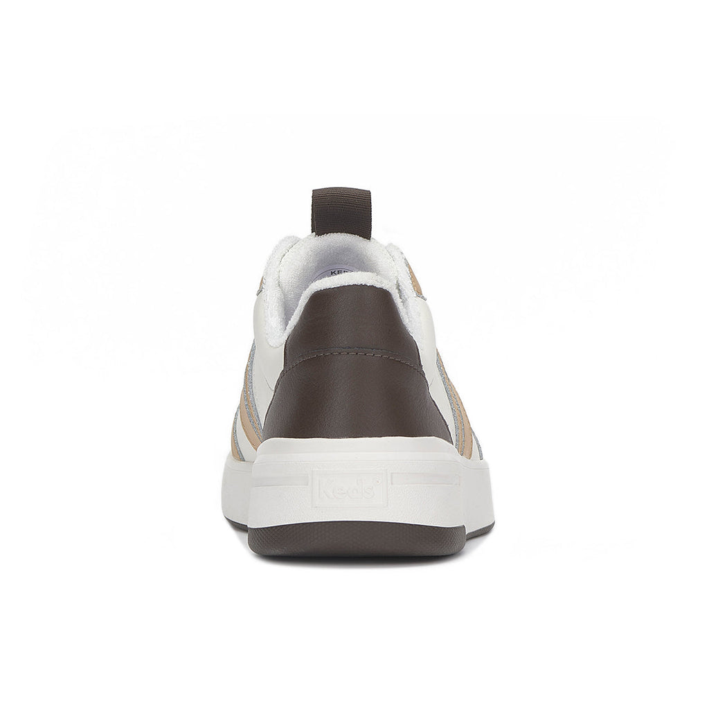Keds The Court II Leather Snow White/Latte/Coffee (WH69051-CRTII7C)