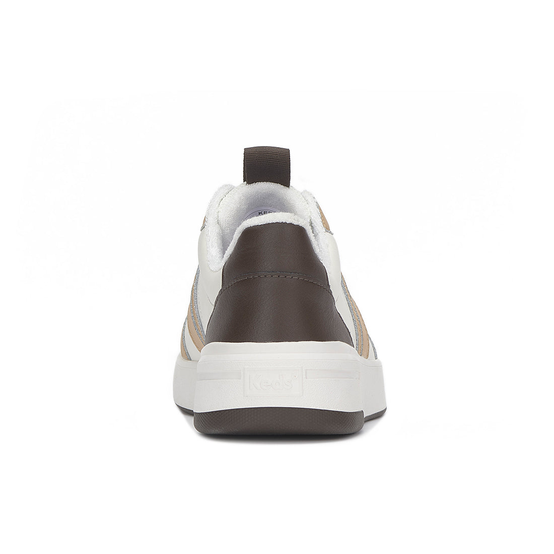 Keds The Court II Leather Snow White/Latte/Coffee (WH69051-CRTII7C)
