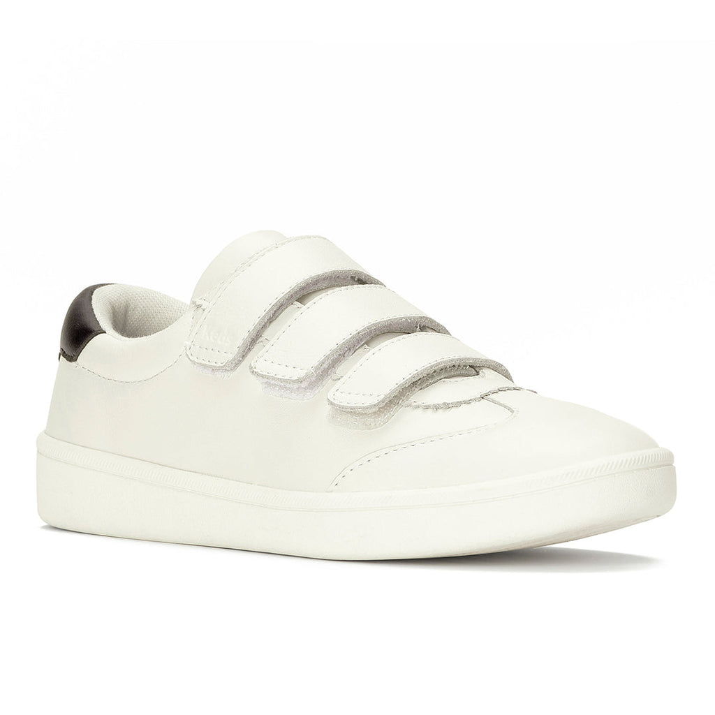 Women's Ace II V Leather Egret/Black Sneaker (ACEIIV6280-WH69082)