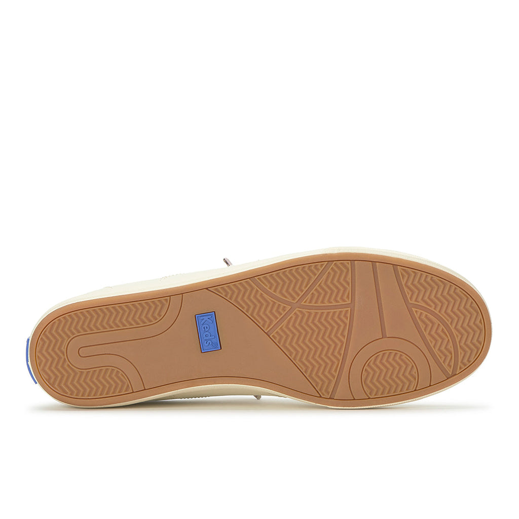 Women's Center III Slip On Leather Egret/Orchid Sneaker (CNTSLP6270-WH69184)