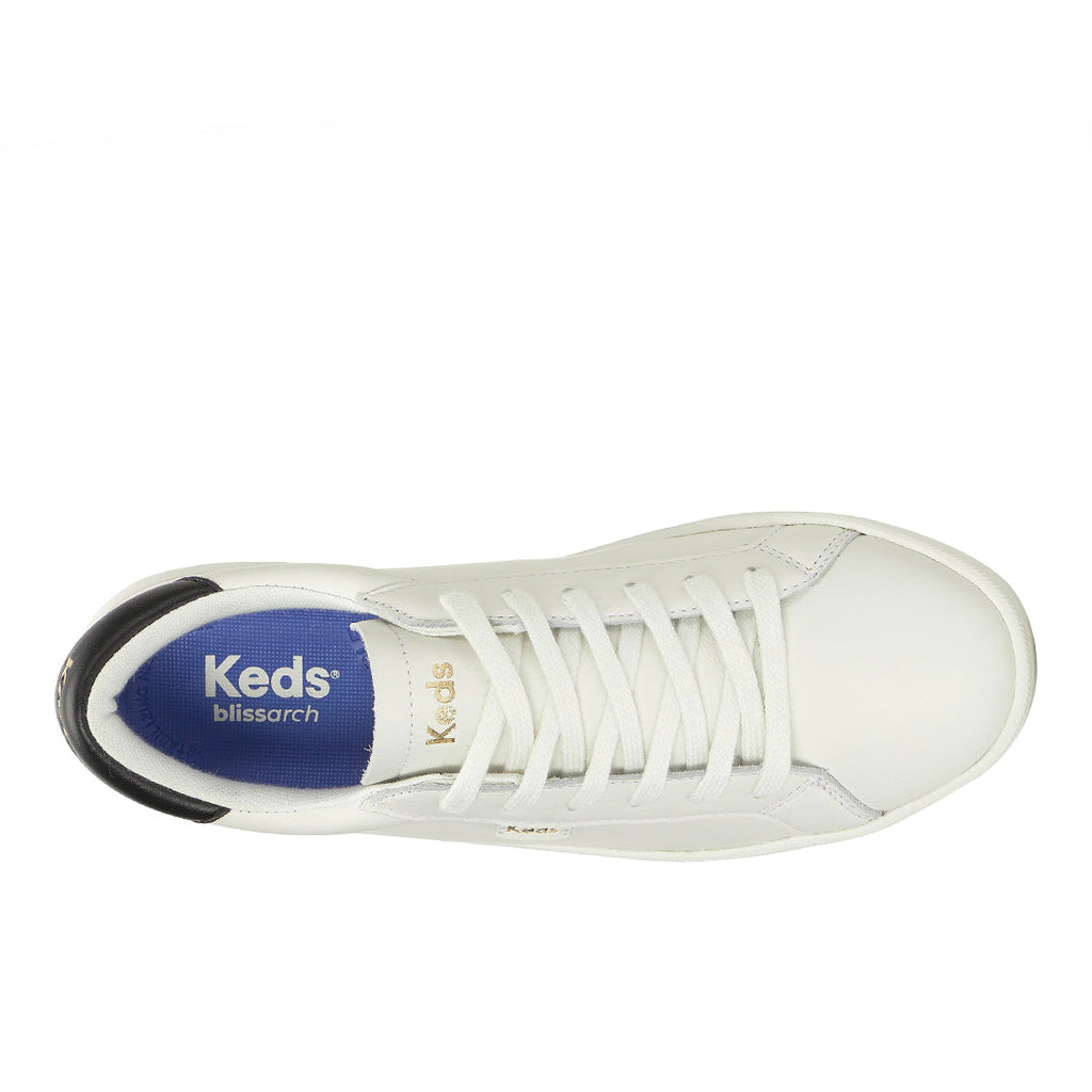 Women's Ace II Leather White/Black Sneaker (ACEII6111-WH69289)