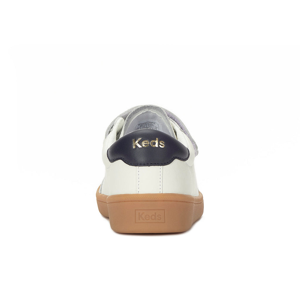 Women's Ace II V Leather Translucent Midsole White/Navy Sneaker (ACEIIV7A111-WH69296)