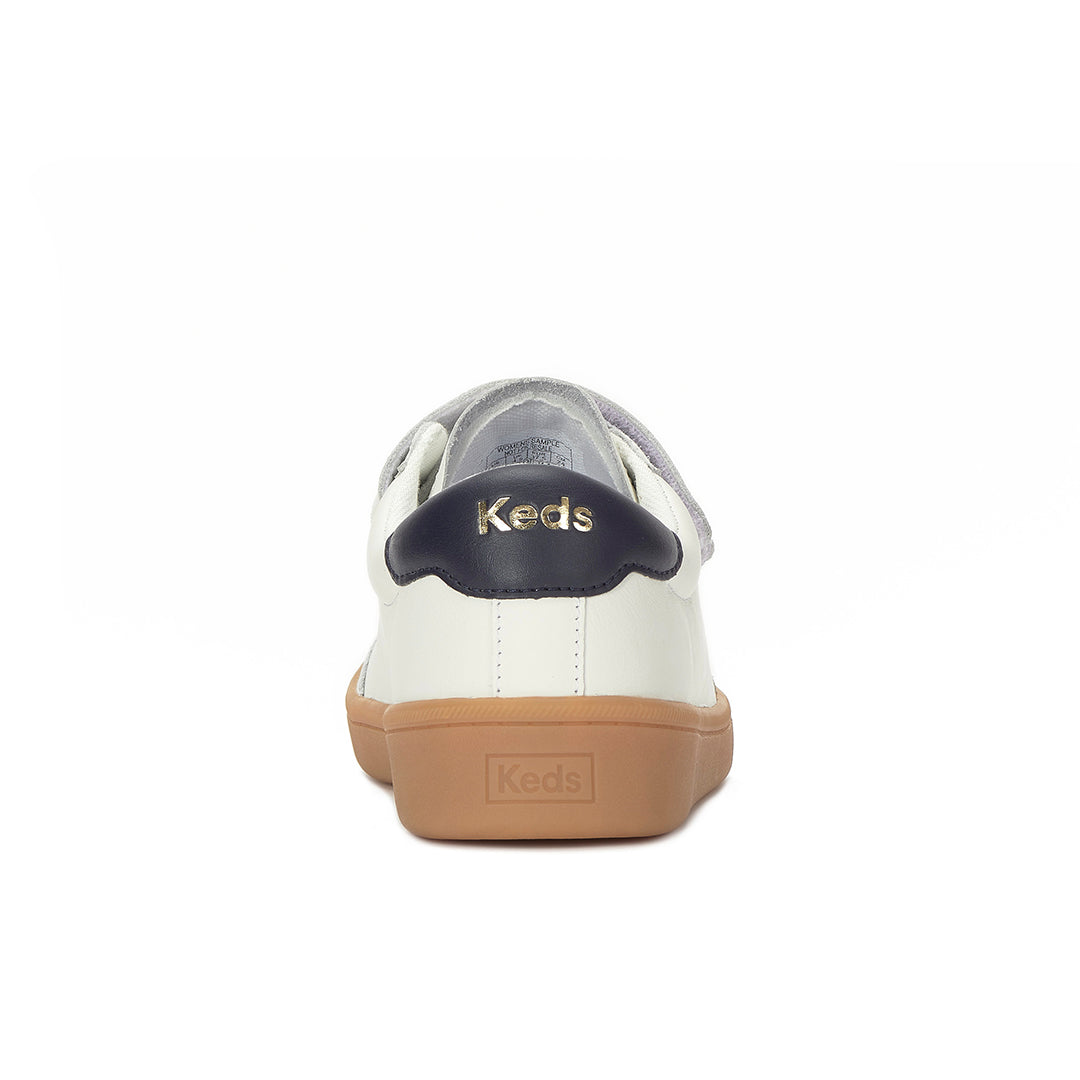 Women's Ace II V Leather Translucent Midsole White/Navy Sneaker (ACEIIV7A111-WH69296)