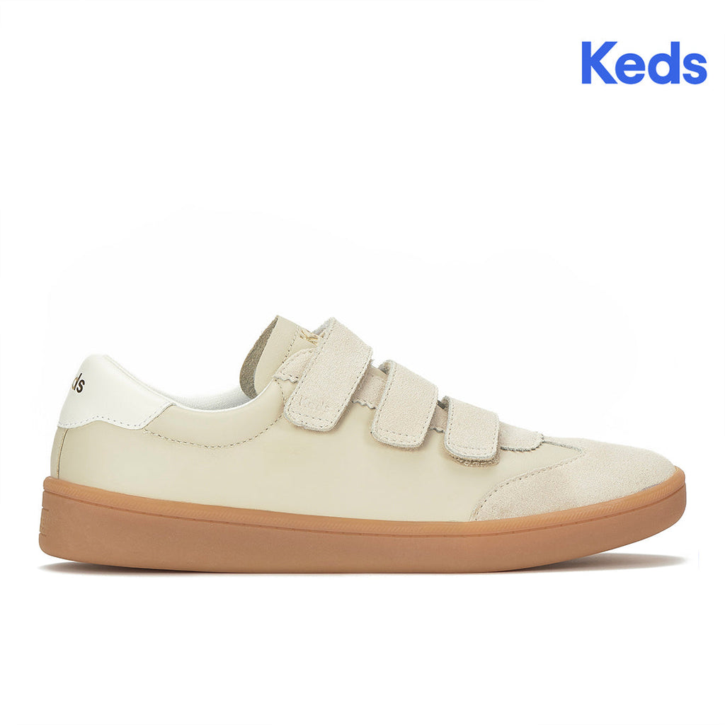 Women's Ace II V Leather/Suede Translucent Midsole Oatmeal/Snow White Sneaker (ACEIIV7281-WH69297)